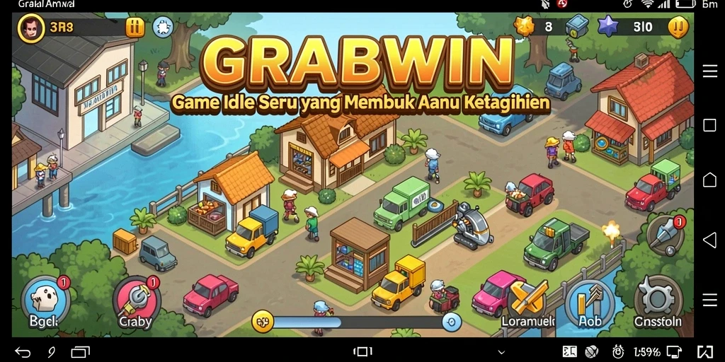 Tampilan gameplay GRABWIN yang mengasyikkan dan interaktif.