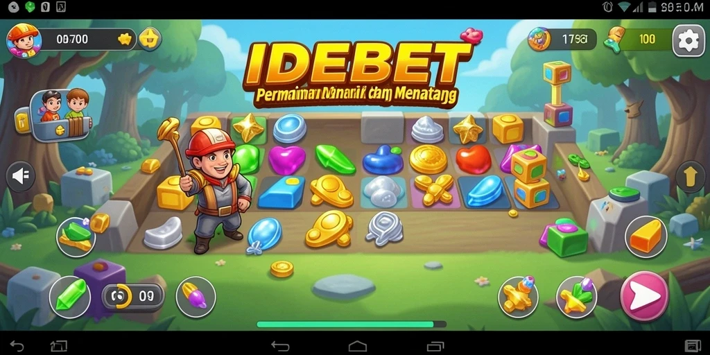 Gameplay IDEBET yang menantang dan penuh warna.
