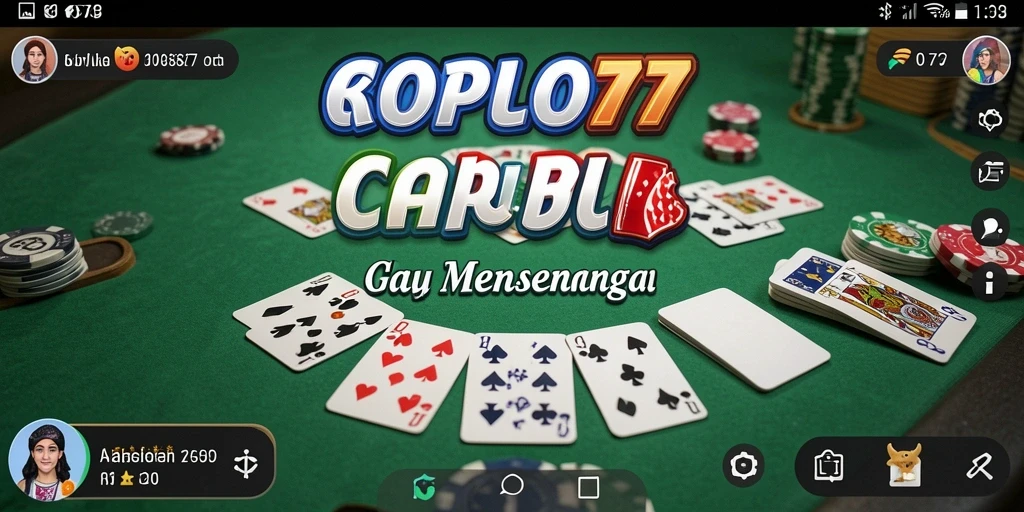 Gameplay KOPLO77 dengan suasana permainan Gaple yang menarik.