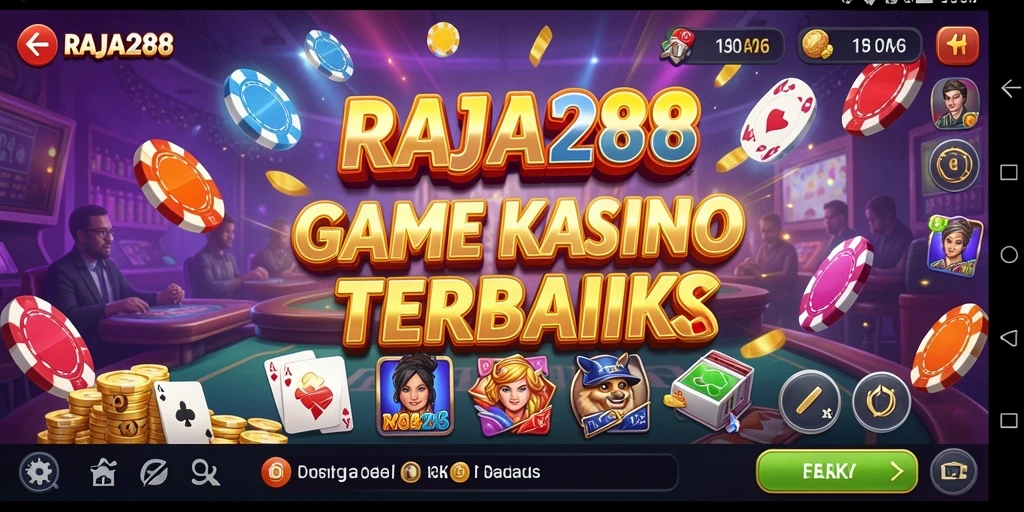 Screenshot gameplay RAJA288 menampilkan serunya permainan kasino.