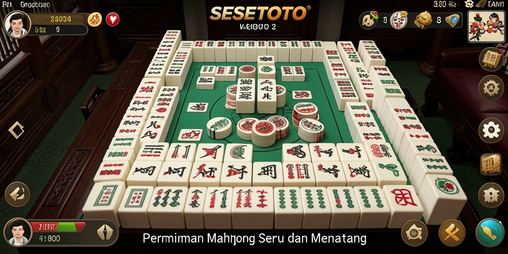 Tampilan gameplay SESETOTO yang menyenangkan dan menantang.