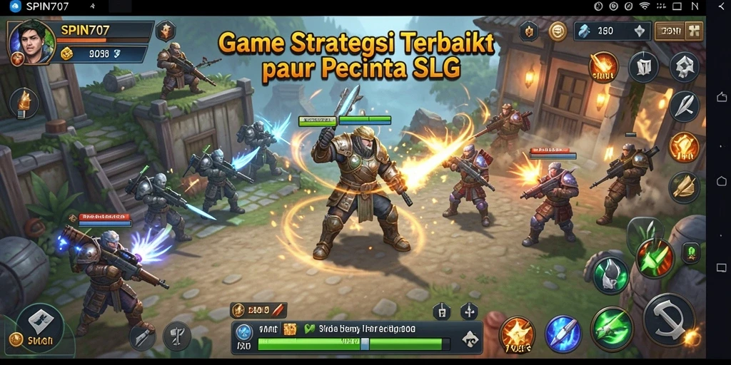 Tampilan gameplay <strong>SPIN707</strong> yang mendebarkan dan penuh strategi.