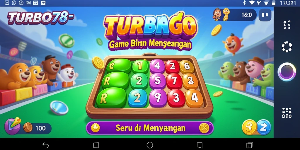 Tampilan gameplay menarik dari TURBO78 Bingo.