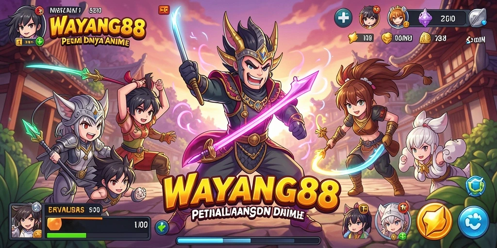 Gameplay seru WAYANG88 dengan karakter Anime yang unik.